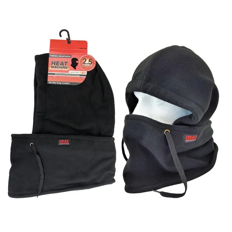 Heat Machine Fleece Balaclava Black